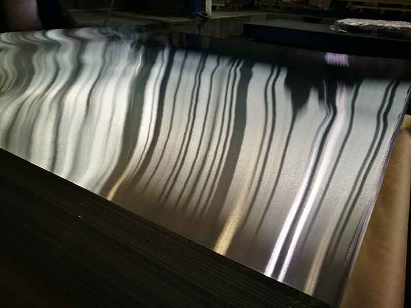 Lubricant  aluminum entry sheet